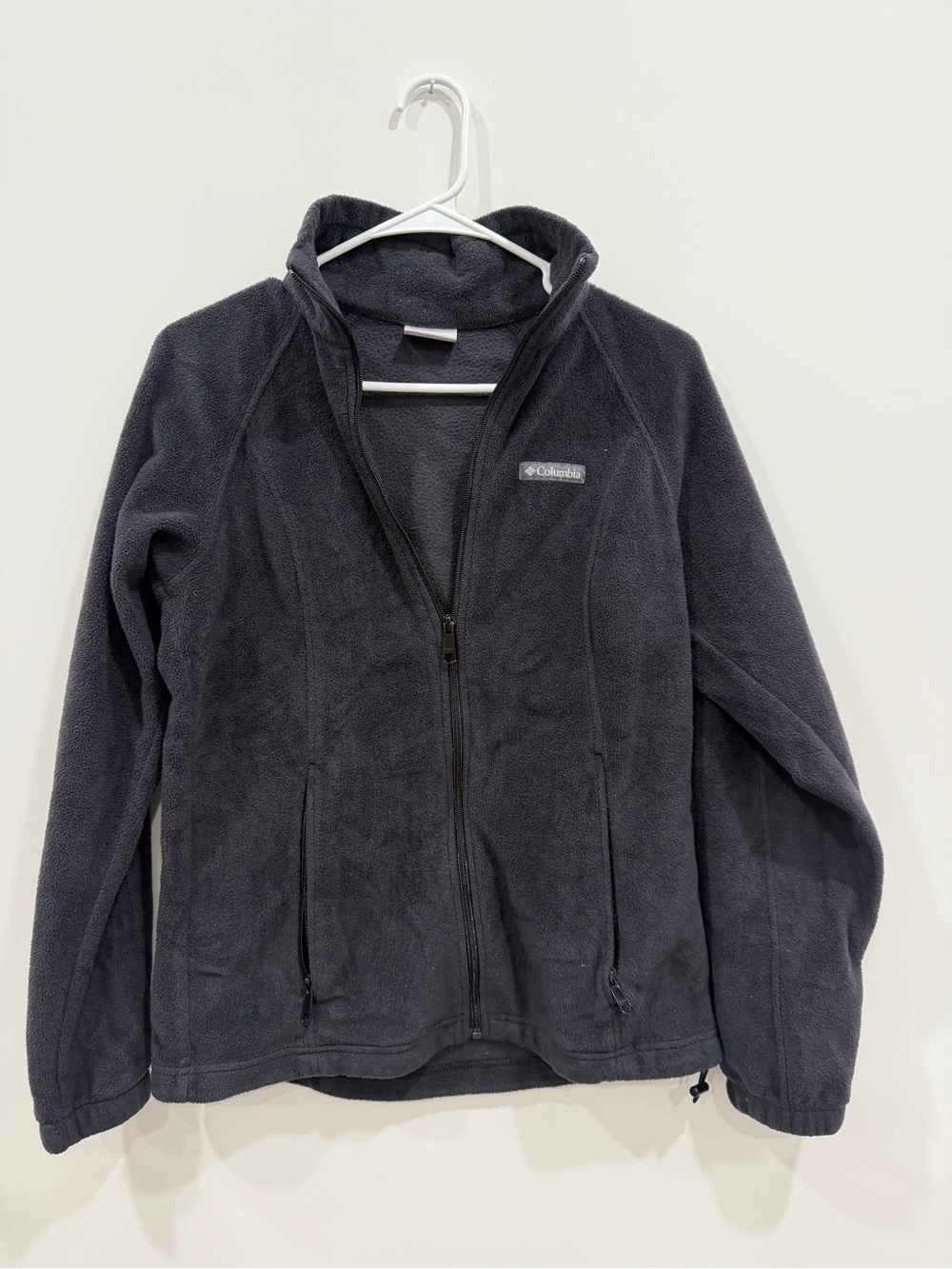 Columbia Charcoal Gray Soft Fleece Full-Zip Jacket